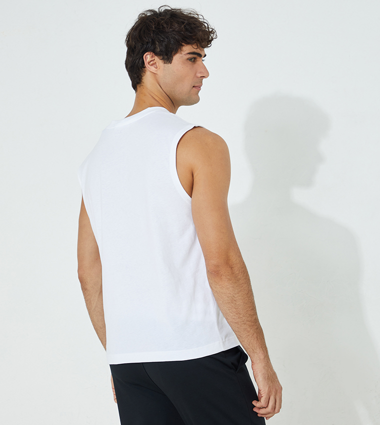 Calvin Klein Sleeveless Vest Shop Deals 