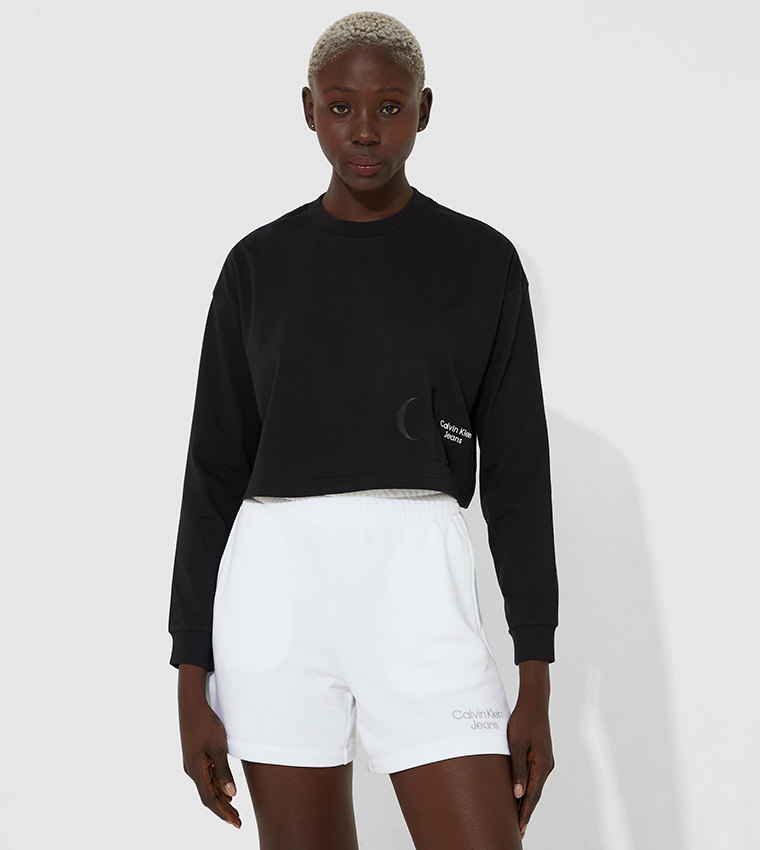 Calvin klein shorts and crop top set online