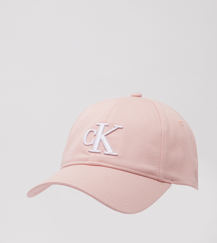 Buy Calvin Klein Logo Embroidered Cap In Pink | 6thStreet UAE