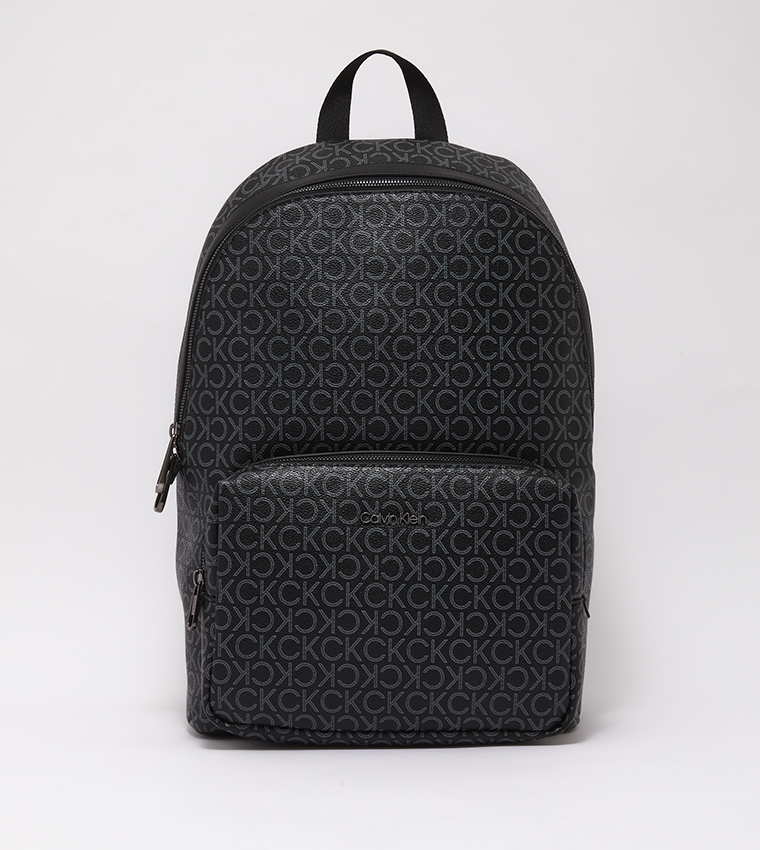 Calvin Klein logo campus backpack in black | ASOS