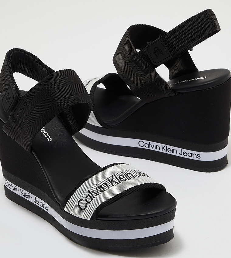 Calvin klein store black wedges