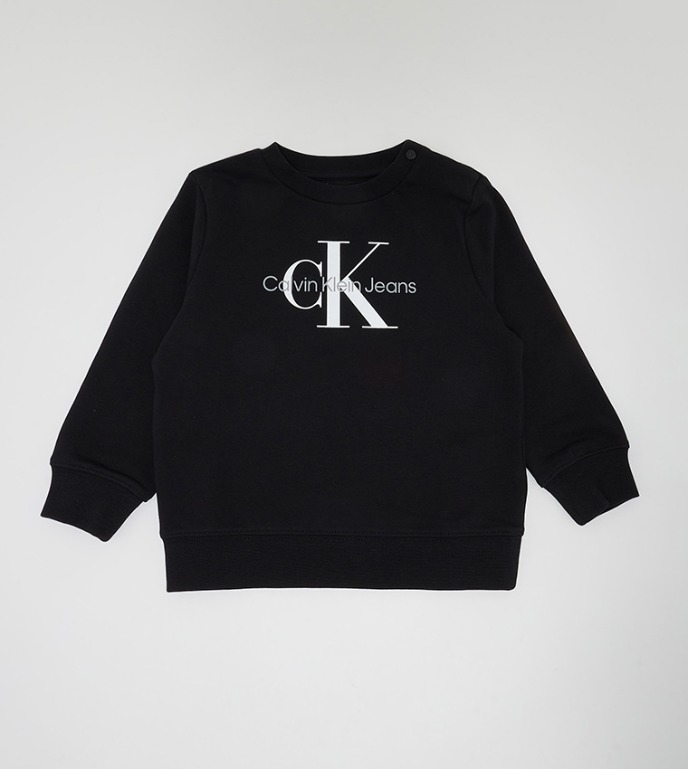 Buy Calvin Klein Monogram Clothing Set In Black | 6thStreet Saudi Arabia