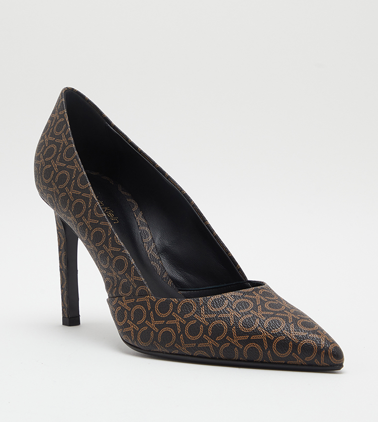 Calvin klein deals snakeskin pumps