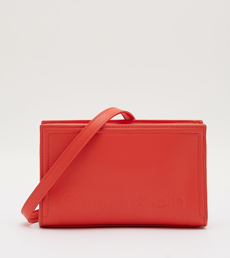 Calvin klein hotsell orange purse