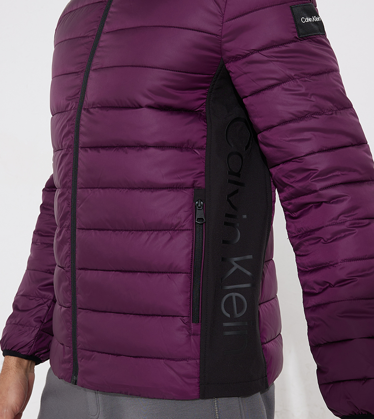 Calvin klein purple jacket online