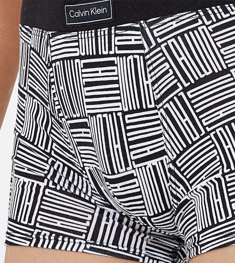 Pack of 2 Boy's Printed Waistband Trunks