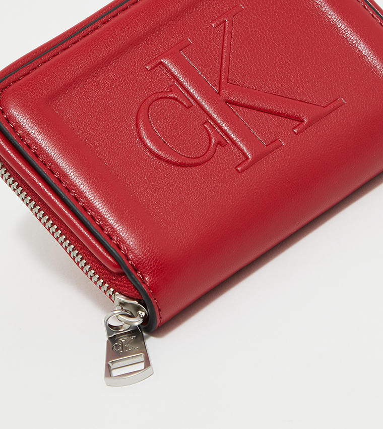 Calvin klein store wallet red