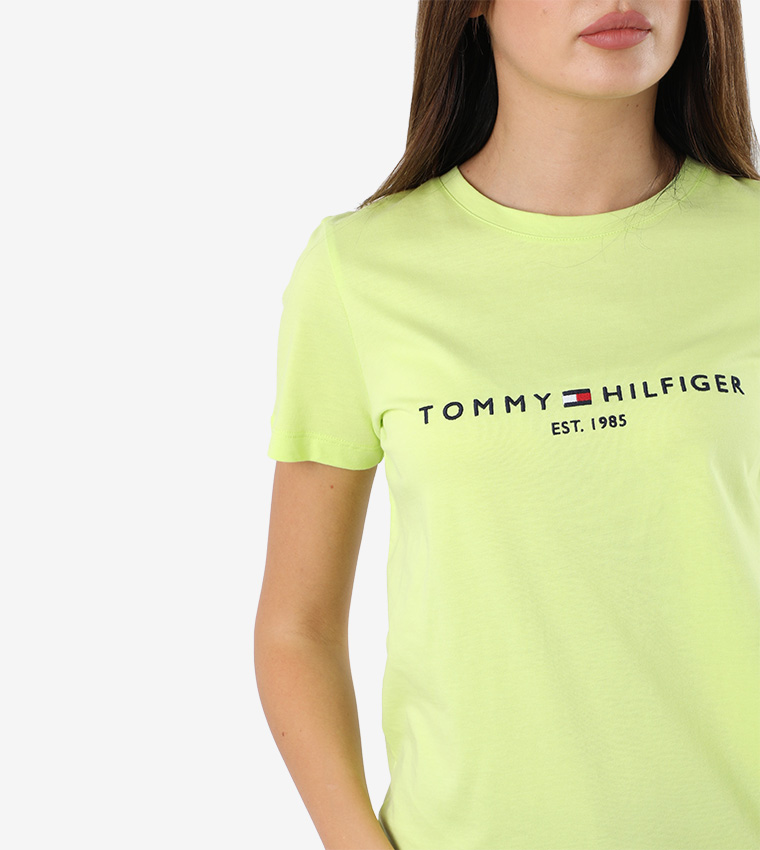 Tommy Hilfiger Essential Organic Cotton T-Shirt Yellow