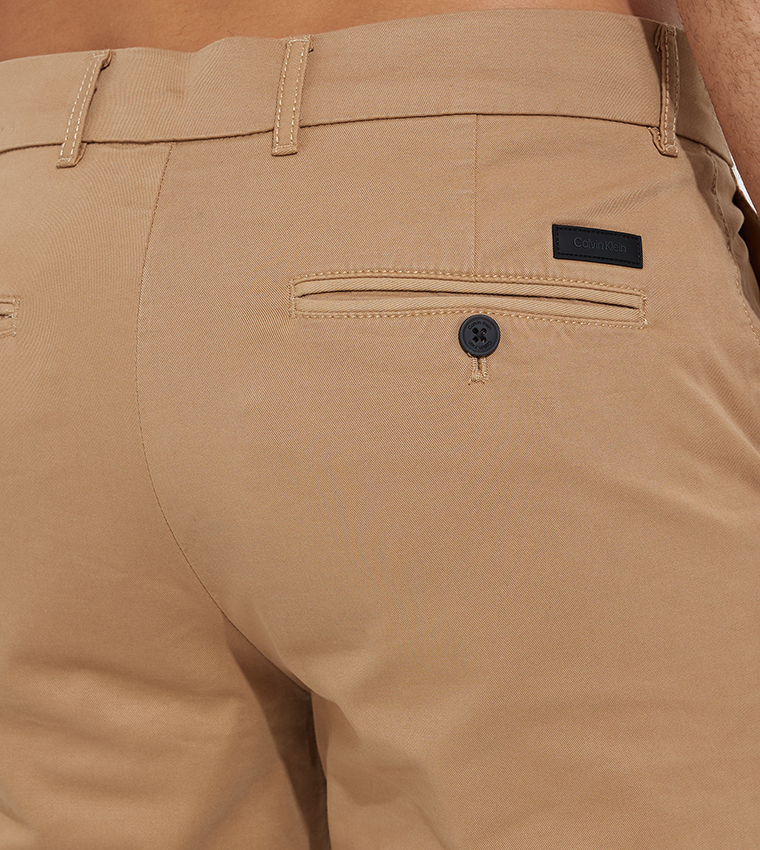 Slim Fit Mid-Rise Chinos