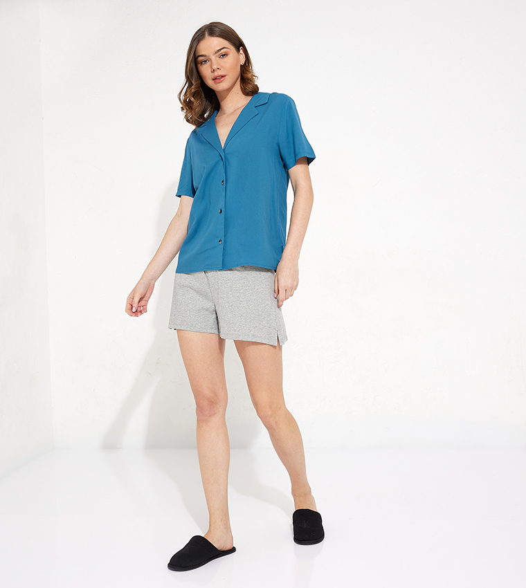 Logo Waistband Sleep Shorts