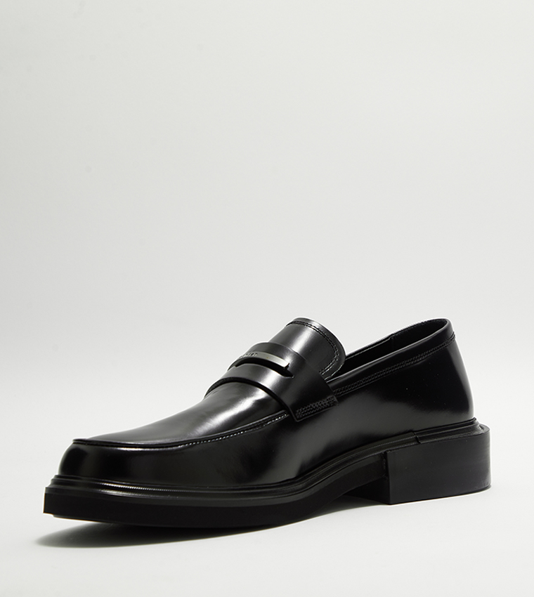 Calvin klein pamelyn leather 2025 penny loafers