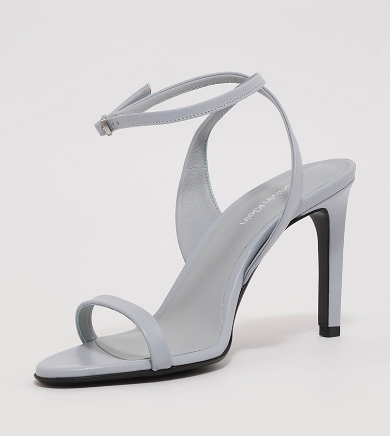 Calvin klein silver heels best sale