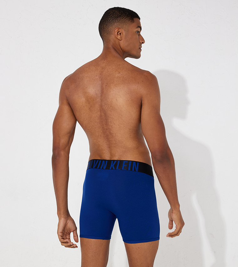 Buy Calvin Klein Pack Of 2 Logo Waistband Boxer Briefs In