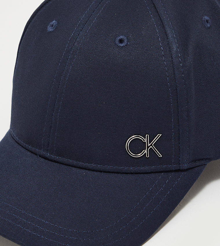 Buy Calvin Qatar Baseball Cap In 6thStreet Monogram Detail | Klein Navy Logo