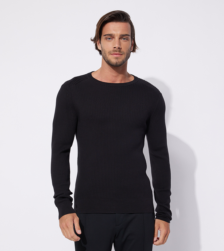 Calvin klein sales black sweater