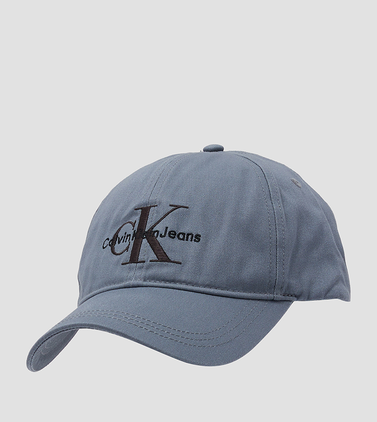 Buy Calvin Klein Jeans Monogram Baseball Cap In Grey | 6thStreet Qatar