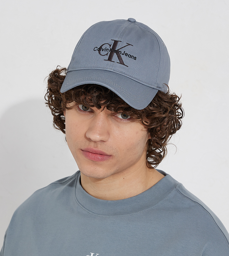 Buy Calvin Klein Jeans Monogram 6thStreet Qatar Baseball Cap | In Grey