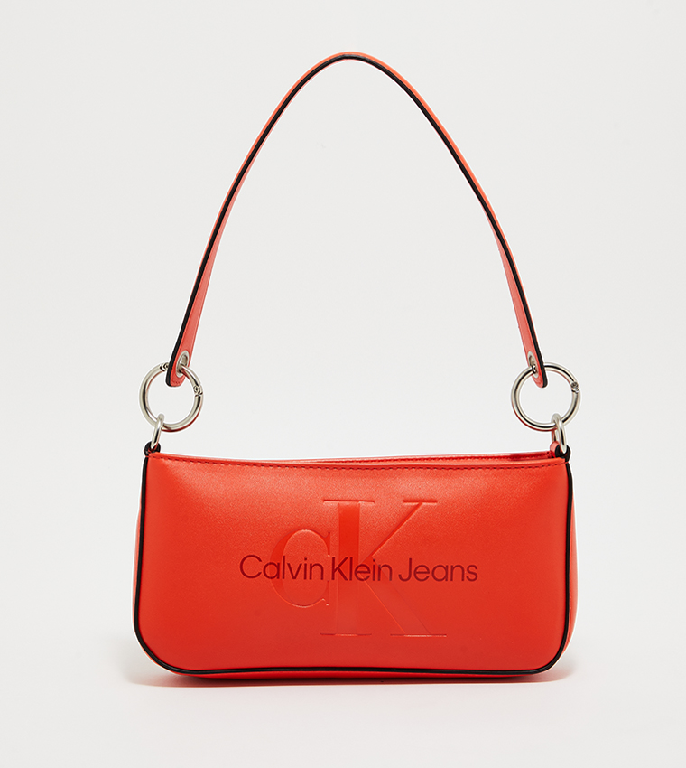 Calvin klein handbags best sale red