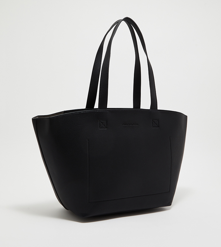 Calvin klein cheap black shopper bag