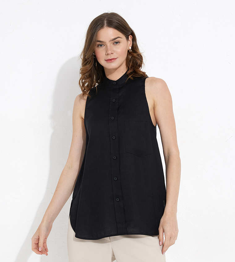 Calvin klein cheap black blouse