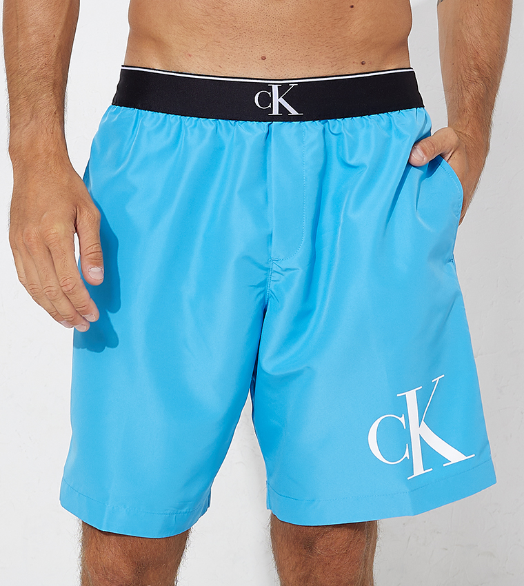 Logo Waistband Swim Shorts