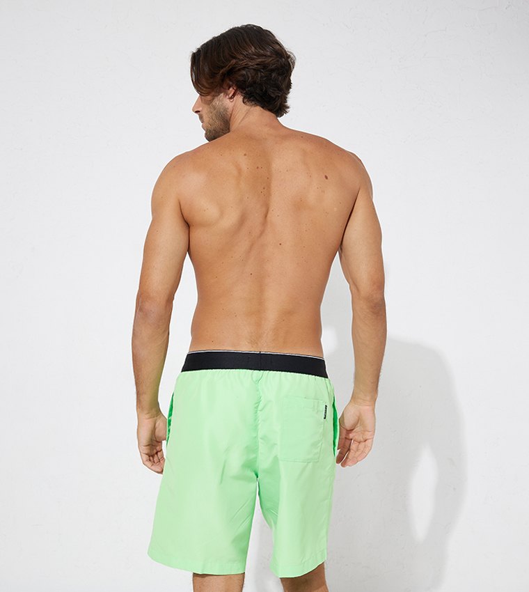 Logo Waistband Swim Shorts