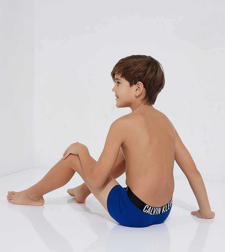 Pack of 2 Logo Waistband Trunks
