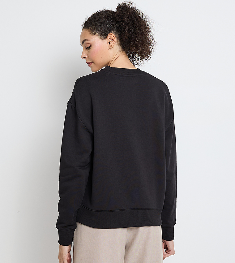 HERO Logo Printed Crew Neck Sweatshirt