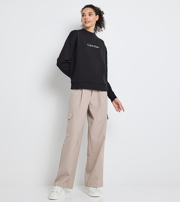 HERO Logo Printed Crew Neck Sweatshirt