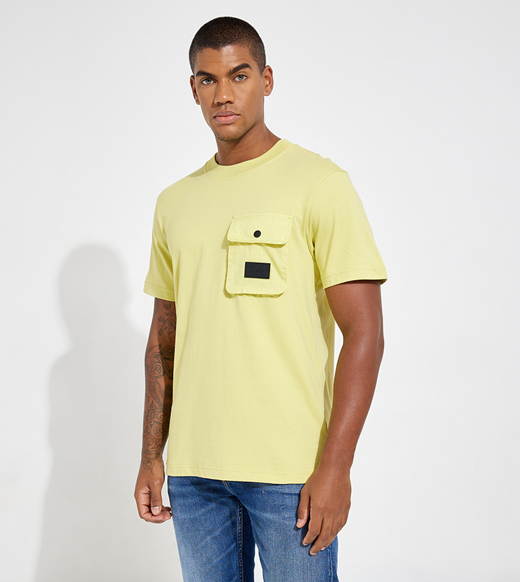 Calvin klein pocket on sale t shirt