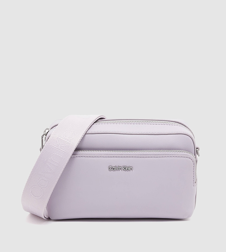 Buy Calvin Klein Logo Detail Camera Bag In Purple 6thStreet UAE