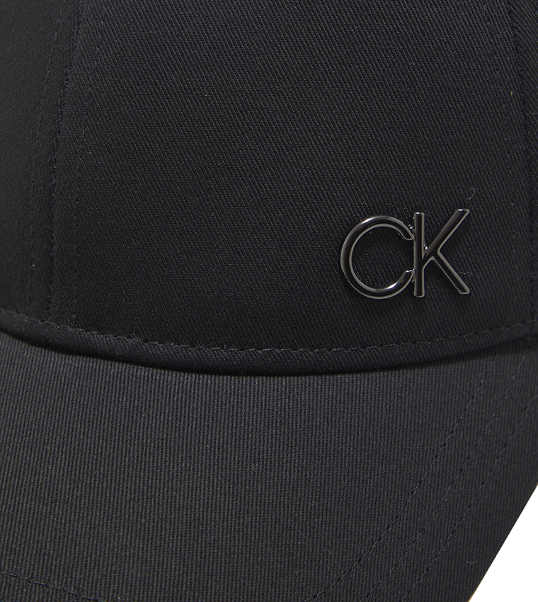 Buy Calvin Klein Bombed Metal Baseball Cap In Black | 6thStreet Saudi Arabia | Baseball Caps
