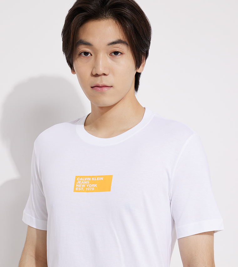 Logo Printed Crew Neck T-Shirt