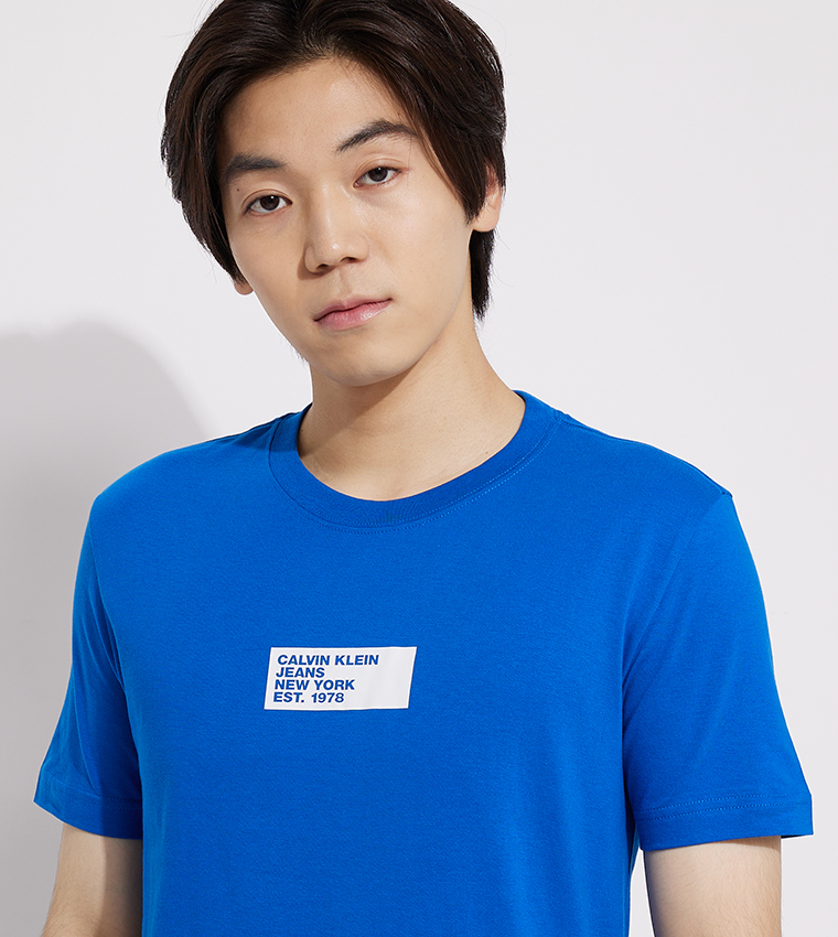 Logo Printed Crew Neck T-Shirt