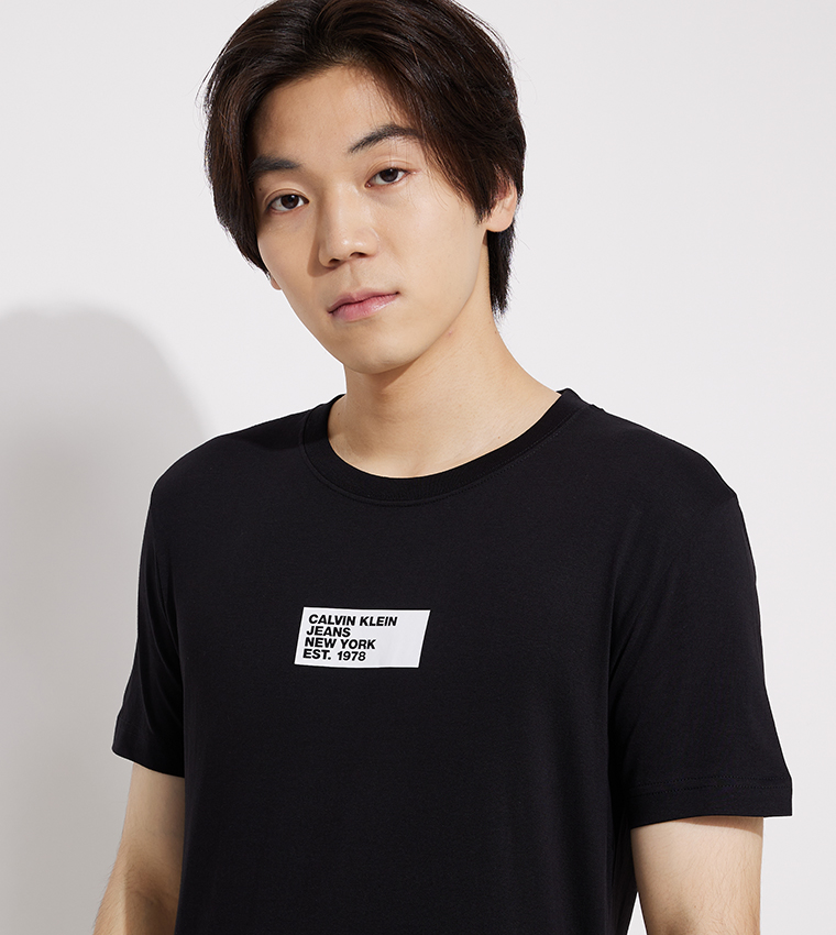 Logo Printed Crew Neck T-Shirt