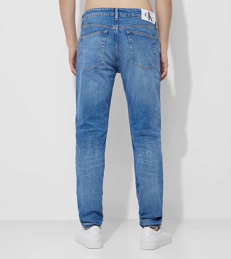 Faded Mid Rise Slim Fit Jeans