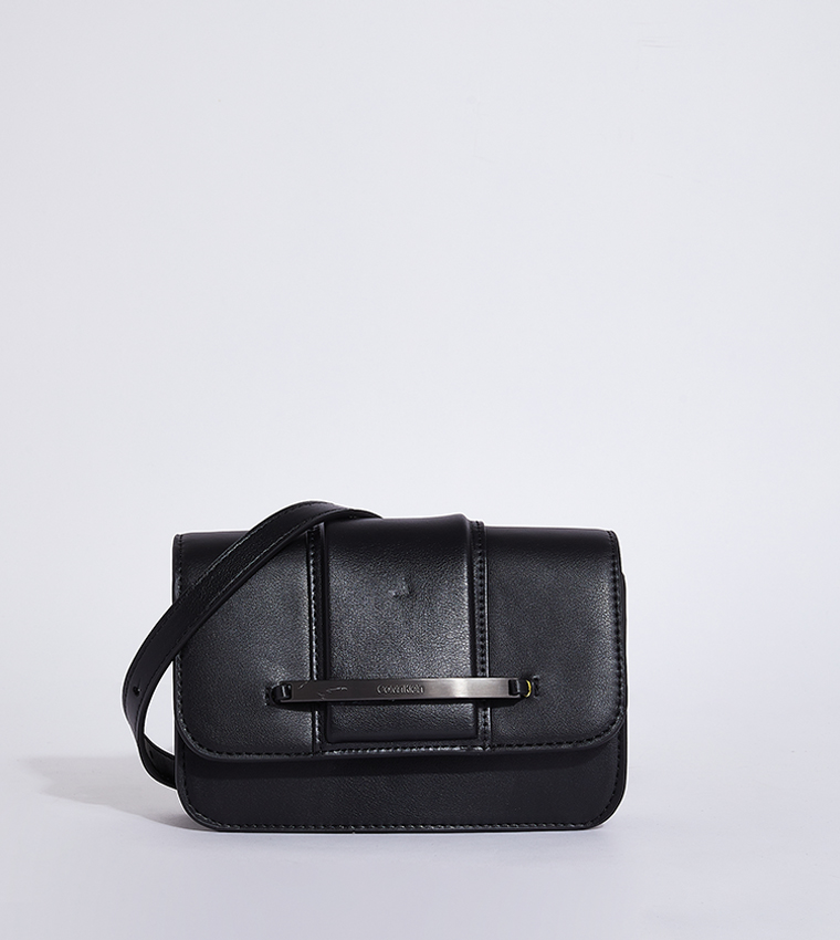 Calvin klein platinum store label olivia shoulder bag