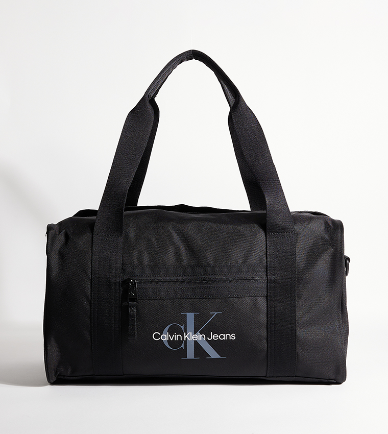 Buy Calvin Klein Logo Printed Duffle Bag In Black 6thStreet UAE