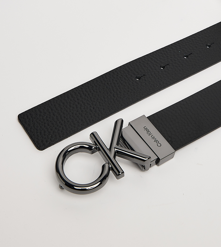 Monogram Metal Reversible Belt