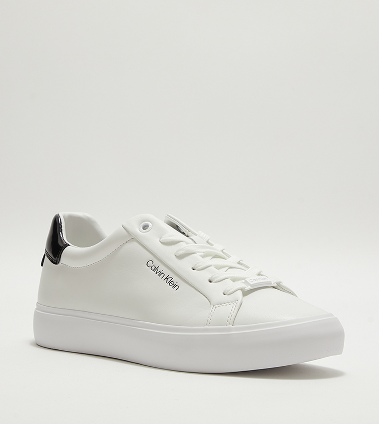 Logo Detail Lace-Up Sneakers