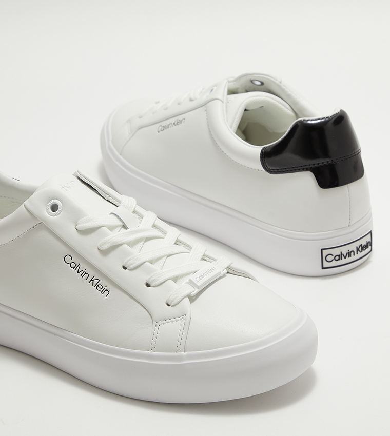 Logo Detail Lace-Up Sneakers
