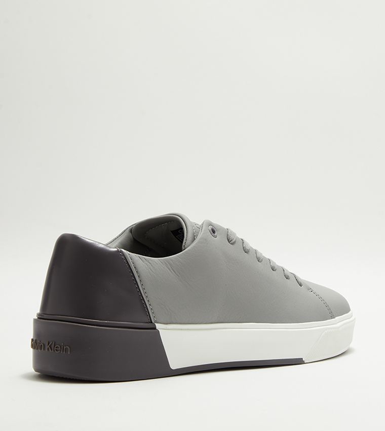 Color Block Lace-Up Sneakers