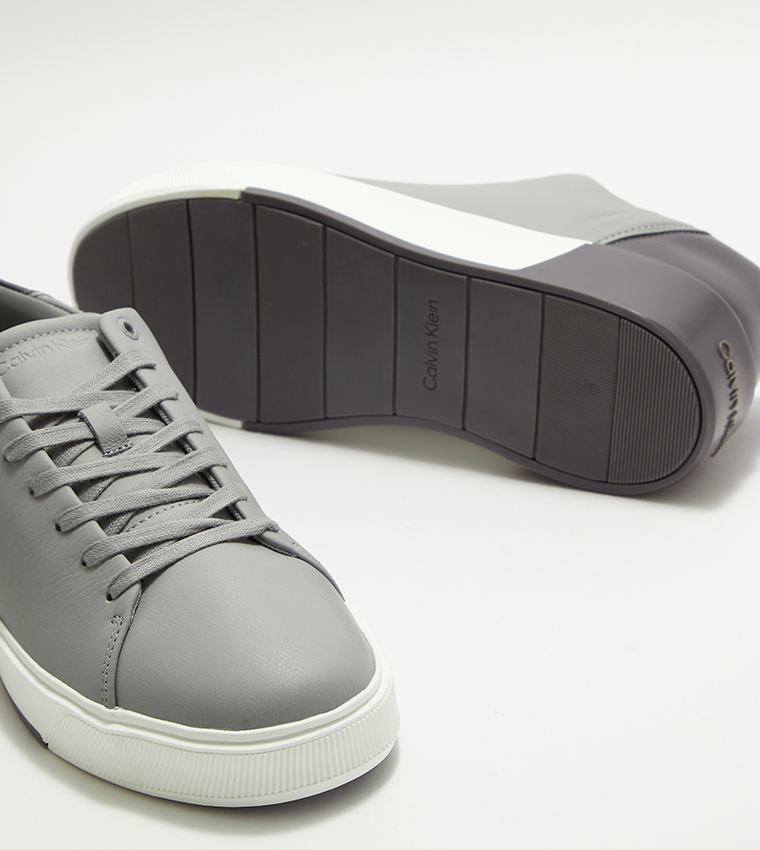 Color Block Lace-Up Sneakers