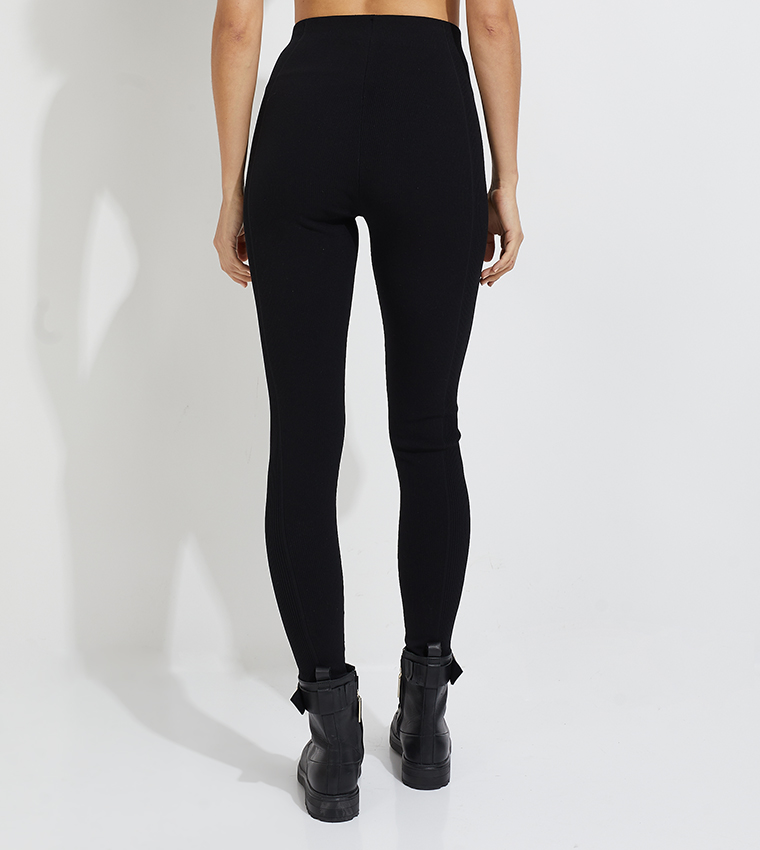 Topshop Tall full length heavy weight legging with deep waistband