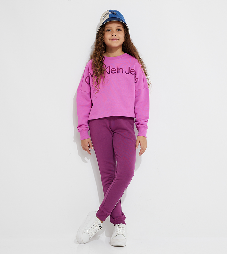 Pink calvin store klein sweatshirt