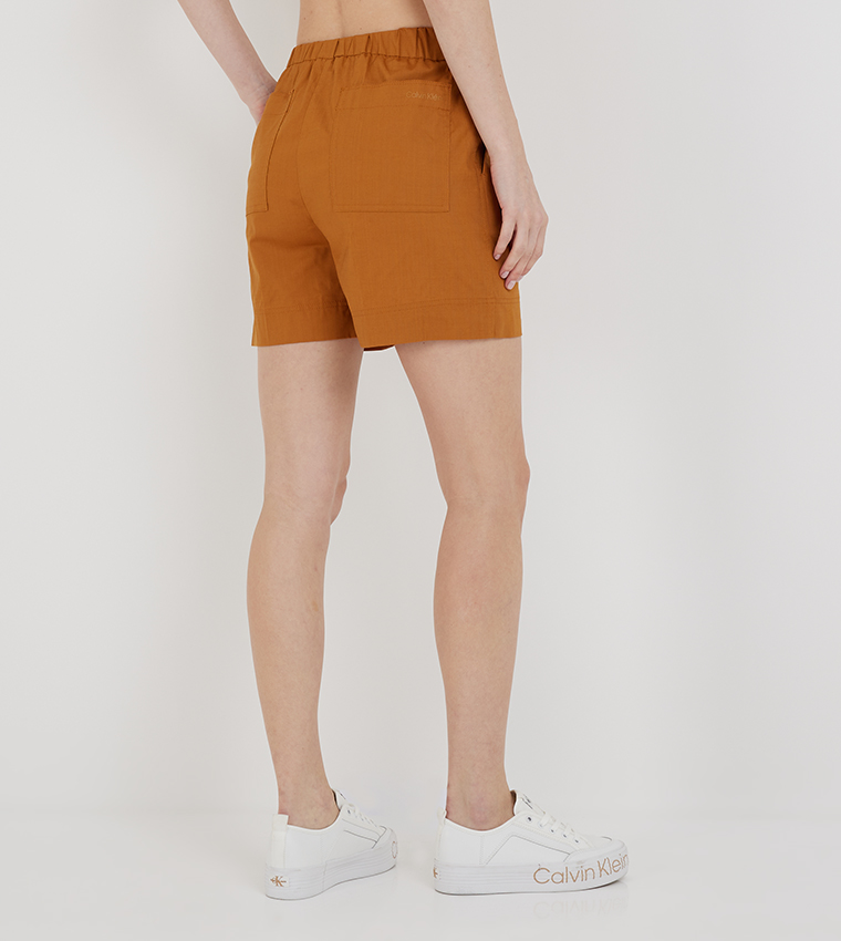 Orange calvin shop klein shorts