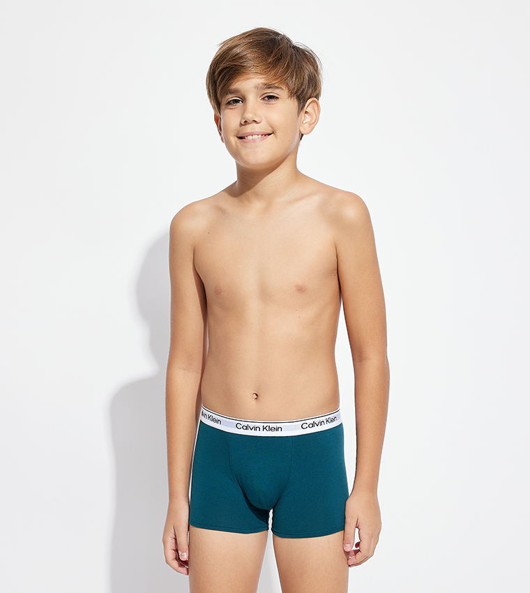 Pack of 5 Logo Waistband Trunks