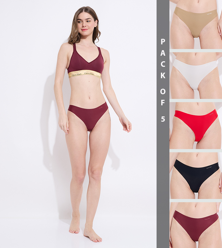 Calvin klein thong 5 pack hot sale