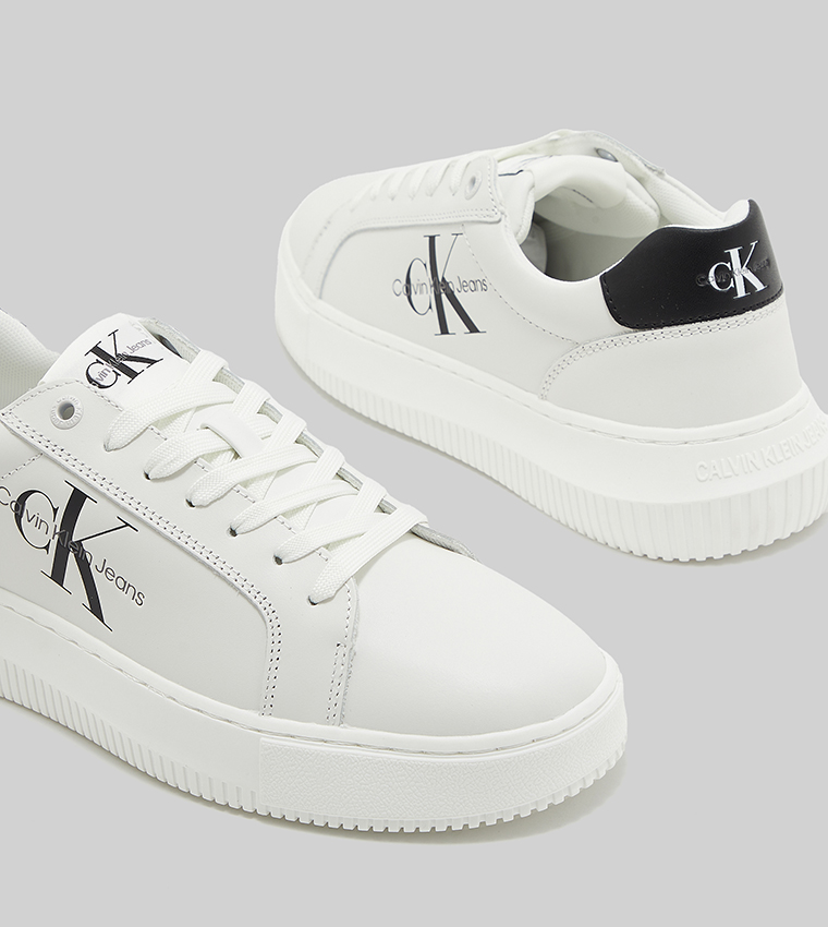Logo Printed Lace-Up Sneakers