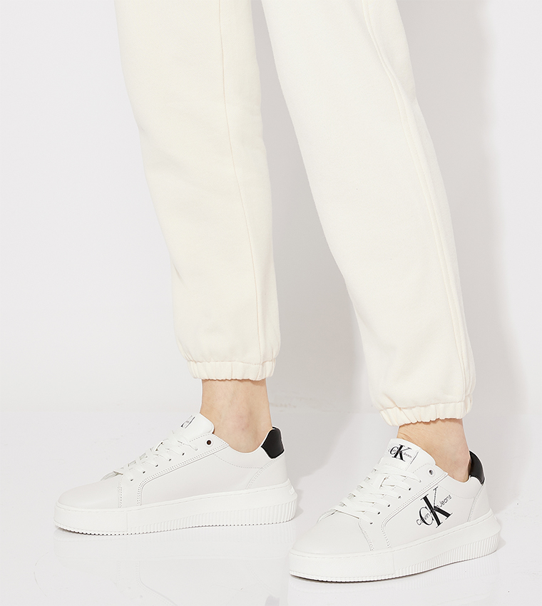 Logo Printed Lace-Up Sneakers